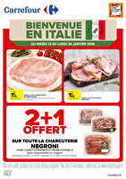 Bienvenue en italie des magasins Carrefour Valable du 13 au 26 janvier 2026