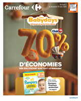 Les babydays des magasins Carrefour Valable du 02 au 15 mars 2026