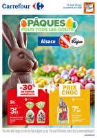 Pâques pour tous les goûts - alsace des magasins Carrefour Valable du 24 mars au 04 avril 2026