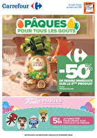 Pâques pour tous les goûts chez Carrefour Valable du 24 mars au 06 avril 2026