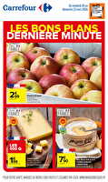 Les bons plans dernière minute chez Carrefour Valable du 20 au 22 mars 2026