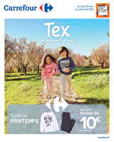 Textile, spécial printemps chez Carrefour Valable du 24 mars au 06 avril 2026