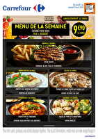 Menu de la semaine des magasins Carrefour Valable du 07 au 11 avril 2026