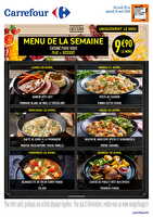 Menu de la semaine des magasins Carrefour Valable du 20 au 25 avril 2026