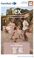 Spécial lin & cérémonie des magasins Carrefour Valable du 28 avril au 11 mai 2026