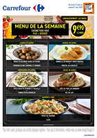 Menu de la semaine des magasins Carrefour Valable du 27 avril au 02 mai 2026