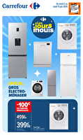 Spécial gros électro-ménager chez Carrefour Valable du 02 au 15 juin 2026