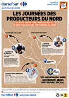Les journées des producteurs du nord des magasins Carrefour Valable du 21 au 23 mai 2026