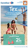 Textile ete et autour du bain chez Carrefour Valable du 02 au 15 juin 2026