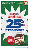 Le mois des supporters des magasins Carrefour Valable du 16 au 29 juin 2026