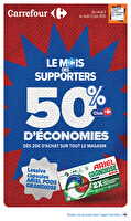 Le mois des supporters des magasins Carrefour Valable du 09 au 22 juin 2026