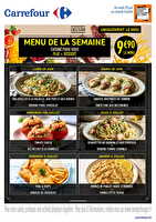 Menu de la semaine chez Carrefour Valable du 29 juin au 04 juillet 2026