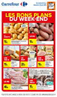 Les bons plans du week-end des magasins Carrefour Valable du 26 au 28 juin 2026