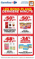Les bons plans derniere minute chez Carrefour Valable du 27 juillet au 02 août 2026