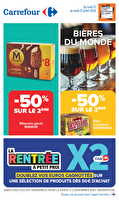 Bières du monde des magasins Carrefour Valable du 13 au 27 juillet 2026
