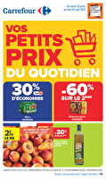 Vos petits prix du quotidien  chez Carrefour Valable du 28 juillet au 10 août 2026