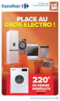 Place au gros électro ! chez Carrefour Valable du 25 août au 07 septembre 2026