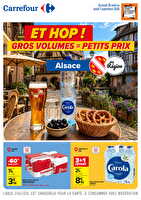 Gros volumes alsace des magasins Carrefour Valable du 20 août au 07 septembre 2026