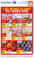 Les bons plans du week-end des magasins Carrefour Valable du 25 au 27 septembre 2026