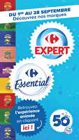 Découvrez les marques carrefour expert & essential des magasins Carrefour Valable du 01 au 28 septembre 2026