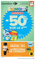 Le mois monopoly produits laitiers chez Carrefour Valable du 29 septembre au 12 octobre 2026