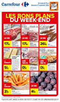 Les bons plans du week-end chez Carrefour Valable du 25 au 27 septembre 2026