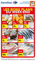 Les bons plans du week-end des magasins Carrefour Valable du 23 au 25 octobre 2026