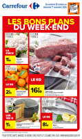 Les bons plans du week-end des magasins Carrefour Valable du 30 octobre au 01 novembre 2026