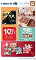 Petit déjeuner des magasins Carrefour Valable du 03 au 16 novembre 2026