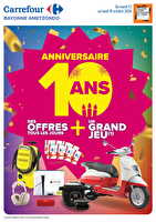 Votre magasin fête ses 10 ans ! chez Carrefour Valable du 13 au 19 octobre 2026