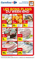 Les bons plans du week-end chez Carrefour Valable du 23 au 25 octobre 2026