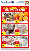 Les bons plans du week-end des magasins Carrefour Valable du 23 au 25 octobre 2026