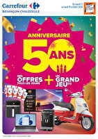 Votre magasin fête ses 50 ans ! des magasins Carrefour Valable du 13 au 19 octobre 2026