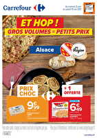 Et hop ! gros volumes= petits prix chez Cora Valable du 25 avril au 10 mai 2025