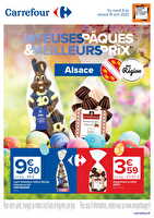 Joyeuses pâques et meilleurs prix alsace chez Cora Valable du 08 au 19 avril 2025