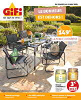 Le bonheur est dehors ! des magasins Gifi Valable du 28 avril au 11 mai 2026