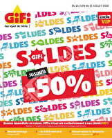 Soldes ! des magasins Gifi Valable du 24 juin au 21 juillet 2026