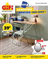 Catalogue gifi des magasins Gifi Valable du 04 au 17 août 2026