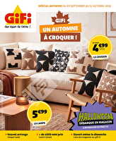 Catalogue gifi chez Gifi Valable du 29 septembre au 12 octobre 2026