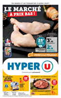 Le marché à prix bas ! chez Hyper U Valable du 01 au 13 avril 2025