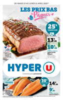 Pâques à prix bas chez Hyper U Valable du 15 au 21 avril 2025