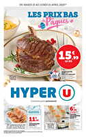 Pâques à prix bas chez Hyper U Valable du 15 au 21 avril 2025