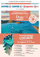 Engagés pour soutenir nos partenaires  locaux corse chez Hyper U Valable du 22 avril au 04 mai 2025