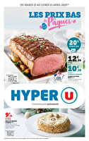 Pâques à prix bas chez Hyper U Valable du 15 au 21 avril 2025