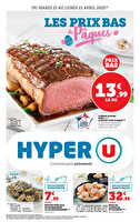 Pâques à prix bas chez Hyper U Valable du 15 au 21 avril 2025