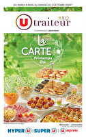 La carte printemps été chez Hyper U Valable du 08 avril au 05 octobre 2025