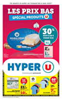 Spécial cuisine traditionnelle à prix bas ! chez Hyper U Valable du 29 avril au 11 mai 2025