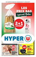 Les prix bas de la semaine chez Hyper U Valable du 20 mai au 01 juin 2025