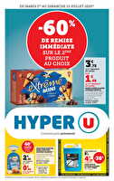 Les prix bas de la semaine des magasins Hyper U Valable du 01 au 13 juillet 2025