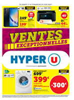 Ventes exceptionnelles des magasins Hyper U Valable du 17 au 29 juin 2025